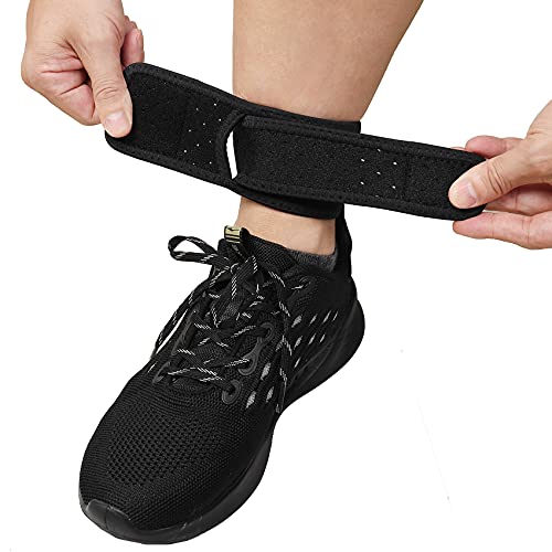 Adjustable Achilles Tendonitis Brace 2PCS - One Size Black Support