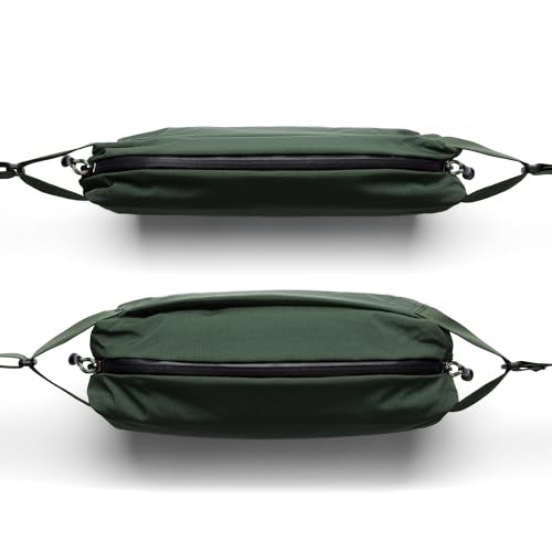 Lightweight Crossbody Sling Bag - Spruce, Expandable, Water-Resistant
