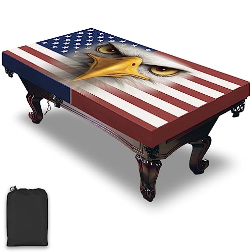 Pool Table Cover 8ft Waterproof Dustproof Indoor Outdoor Billiards Accessories