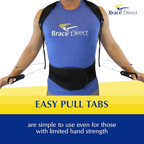 Back Brace TLSO Posture Corrector Orthopedic Support Black - Universal Fit