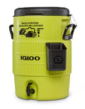 Acid Green 10 Gallon Igloo Sports Cooler with Spout & Handwashing Station