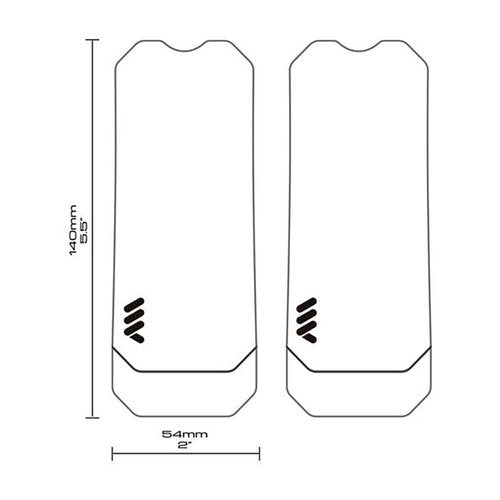 Bike Crank Guard - Transparent Protective Honeycomb PVC Cover for Mountain and Road Bike Crank Arms, Easy Install