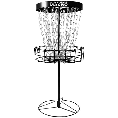 MVP Black Hole Macro Mini Disc Golf Basket - Indoor/Outdoor Practice