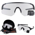 TriEye Photochromatic Cycling Glasses with Rearview Mirror UV400 - V2.0