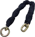 Heavy Duty 6ft x 1/2 Inch Hardened Steel Cut-Resistant Security Chain for Motorcycles & Trailers - Rustproof Locking Chain