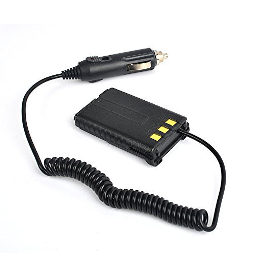 Car Battery Eliminator Charger for Baofeng UV-5R Walkie Talkie - 12V DC Adapter