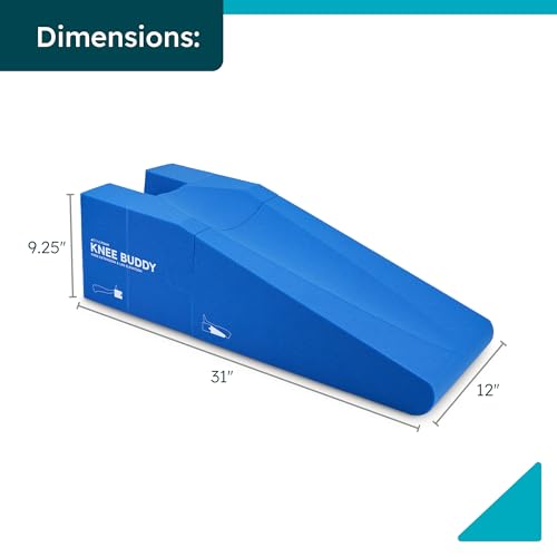 BoneFoam Knee Extension & Elevation Pillow for Post-Surgery Recovery
