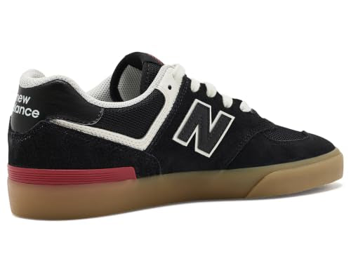New Balance 574 Vulcanized Sneakers Unisex Wide Fit Black/White 11.5 Women / 10 Men