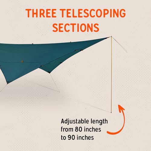 Kelty Adjustable Hiking Pole 80-99 Inches Lightweight Aluminum Trekking Stick