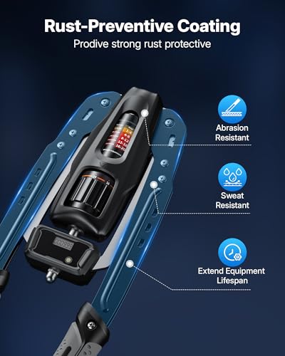 Merach Twister Arm Trainer Grey ProMax Upgraded with LED Hydraulic Forearm Strengthener