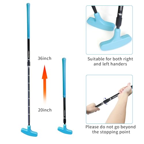 5 Pack Adjustable Golf Putters for Men and Women - Two-Way Design, Suitable for All Ages