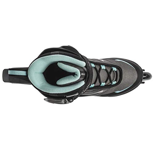 Rollerblade Zetrablade Women's Inline Fitness Skates - Black Light Blue, Size 7