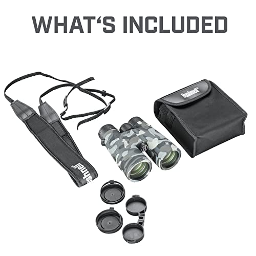 Bushnell Blackout Camo 10x42 Waterproof Binoculars with Fully Multi-Coated Lenses