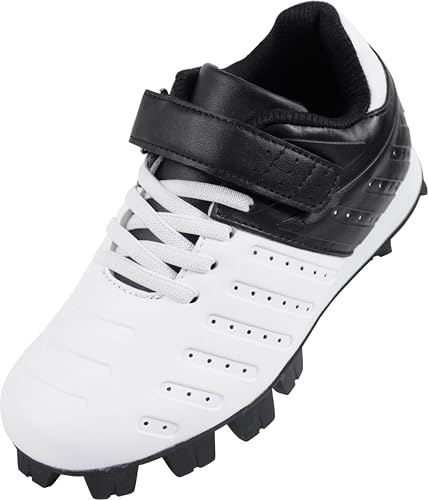 Kids' Baseball Cleats Athletic Youth Softball Shoes - 11 Little Kid / Black