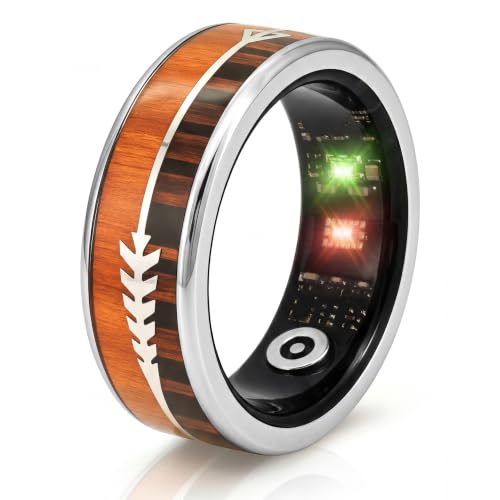 KASVUC Smart Ring Fitness & Health Tracker - Model 9, Heart Rate, SpO2, Sleep, IP68 Waterproof