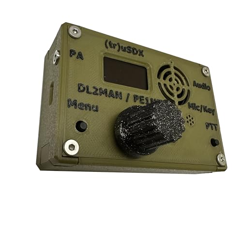 Malahit 5-Band QRP Transceiver with Army Green Case - Amateur Radio Equipment