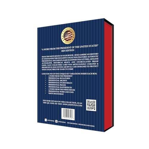 2025 Presidential Trading Card Box - Autograph & Relic Collectible Set