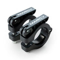 Adjustable Olympic Barbell Collars Pair - Black 2-Inch Clamp Clips