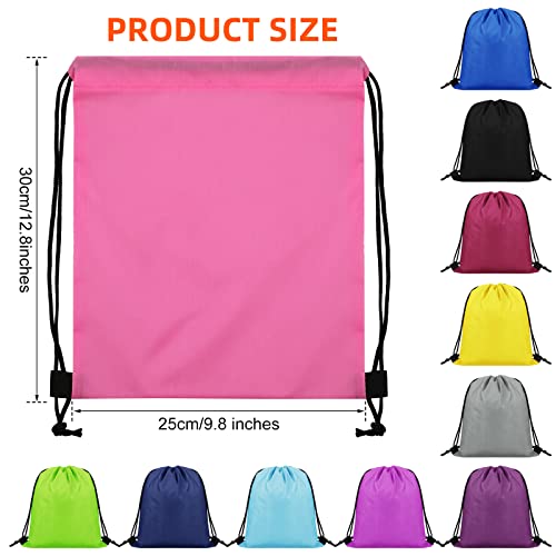 Minimalist Spiareal 150 Pack Drawstring Backpacks Bulk Sublimation Bags 12x10