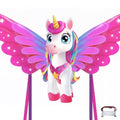 Giant Unicorn Kite for Kids & Adults - 48.4'' Outdoor Flying Toy with 328 FT String, Pink Variation