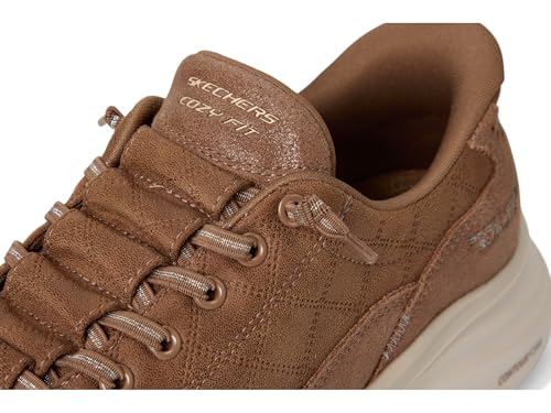Skechers Women's Cozy Fit Slip-On Shoes - Chestnut 8.5