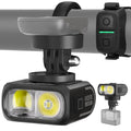 Black Magicshine Hori 1300S Bike Light with Garmin/Wahoo Mount, 1300LM, Waterproof