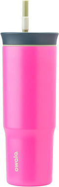 Owala Stainless Steel Travel Tumbler - Triple Layer Insulation, Spill Resistant Lid & Straw, 24 oz, Watermelon Breeze