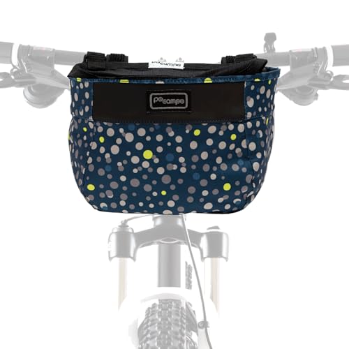Po Campo Bubbly Crescent Bike Basket Handlebar Bag Waterproof Cycling Accessory
