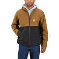 Carhartt Men's Monterey Waterproof Jacket - Large, Brown/Black