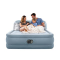 Intex Queen Air Mattress with Headboard & Built-In Electric Pump, 18-Inch Height