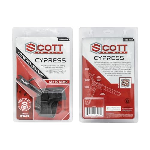 Archery Release Buckle Strap - Caliper Style Double Jaw Adjustable