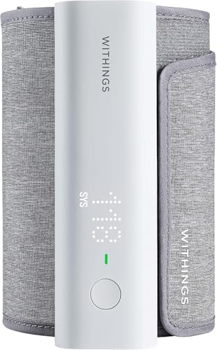Withings BPM Connect Blood Pressure Cuff - FDA Cleared, WiFi & Bluetooth, 1 Count