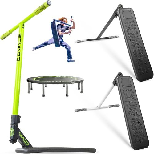 Madd Gear Pro Trick Bounce Trampoline Scooter - Green | Kids, Teens & Adults