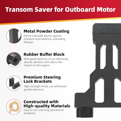 Fanthorn Stainless Steel Transom Saver for Yamaha Outboard Motors 2/4-Stroke