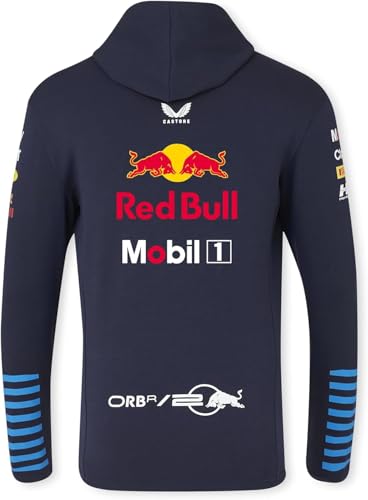 Castore Red Bull Racing F1 Men's 2024 Team Pullover Hoodie - Medium, Navy