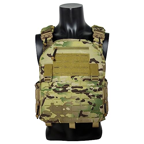 Lightweight Camouflage Hunting Vest with Quick-Release Buckle - One Size / Mc