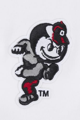 Ohio State Buckeyes Womens Cropped Hoodie - College Classic Essentials - Medium White Black