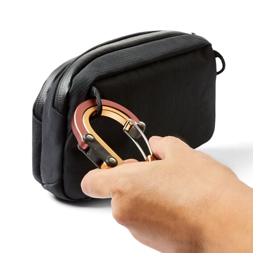 Travel Organizer Pouch - Water-Resistant, Compact, Black