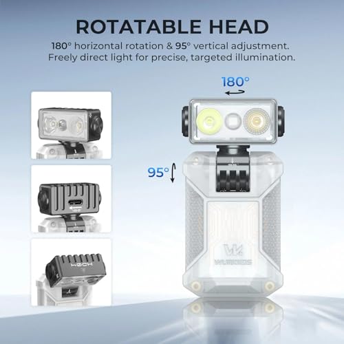 Wurkkos HD04 Mini EDC Rechargeable LED Flashlight - White, 750 Lumens