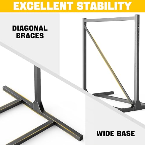 Ultrawall Freestanding Kayak Rack for Garage Holds 4 Kayaks Heavy-Duty Steel