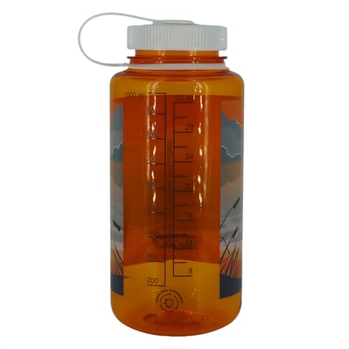 Nalgene Sustain 32 oz Wide Mouth Water Bottle — Landscape Sunset