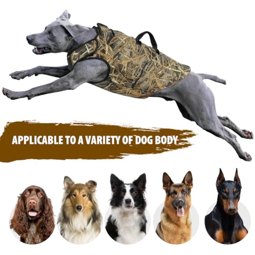 Hunthor Dog Hunting Vest Large Neoprene Camo Waterfowl Field Use