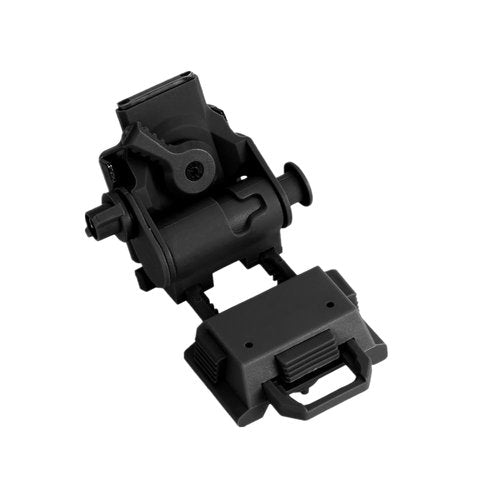 APLUSGEAR L4G24 NVG Plastic Foldable Helmet Night Vision Bracket for PVS15 PVS18 GPNVG-18 (Black)
