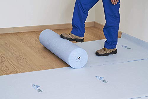 Koruser Reusable Floor Protection Film 36x100 Inch, Anti-Slip & Paint Proof, Covers 300 sqft