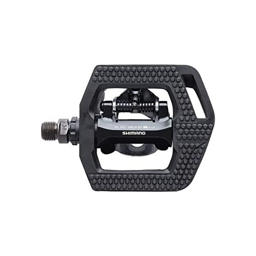 Shimano Pedals PD-T421 CLICK'R Flat Bicycle Pedals - Standard / One