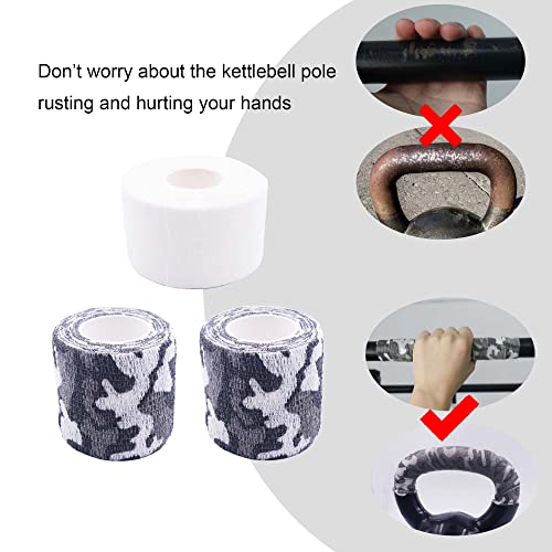 Camouflage Non-Slip Grip Tape for Kettlebell, Gym Equipment, 2 Inch Width