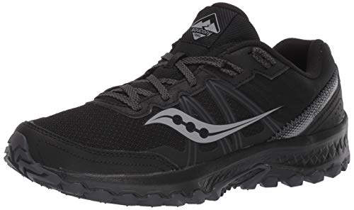 Saucony Men's Excursion TR14 Trail Running Shoes - Wide 10.5 Black Charcoal