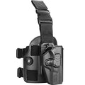 GUN & FLOWER Drop Leg Holster for S&W M&P 9MM/.40 Level II Retention Tactical