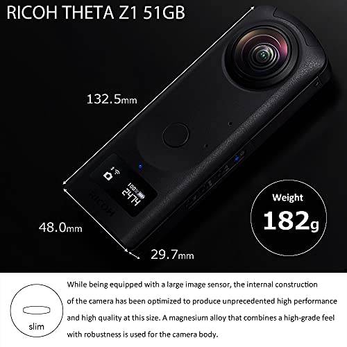 Ricoh Theta Z1 360° Camera with 51GB Storage - Camera Only
