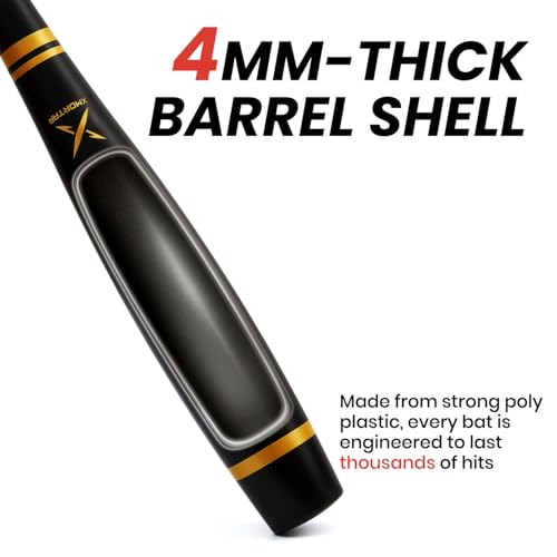 Pro Plastic Baseball Bat - 32 Inch, 12 oz, Backyard & Beach Play - Original